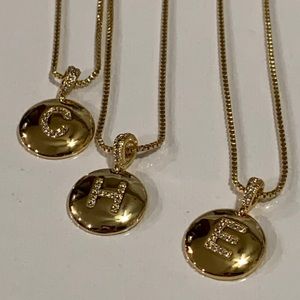 Initial the Zarcone  necklaces